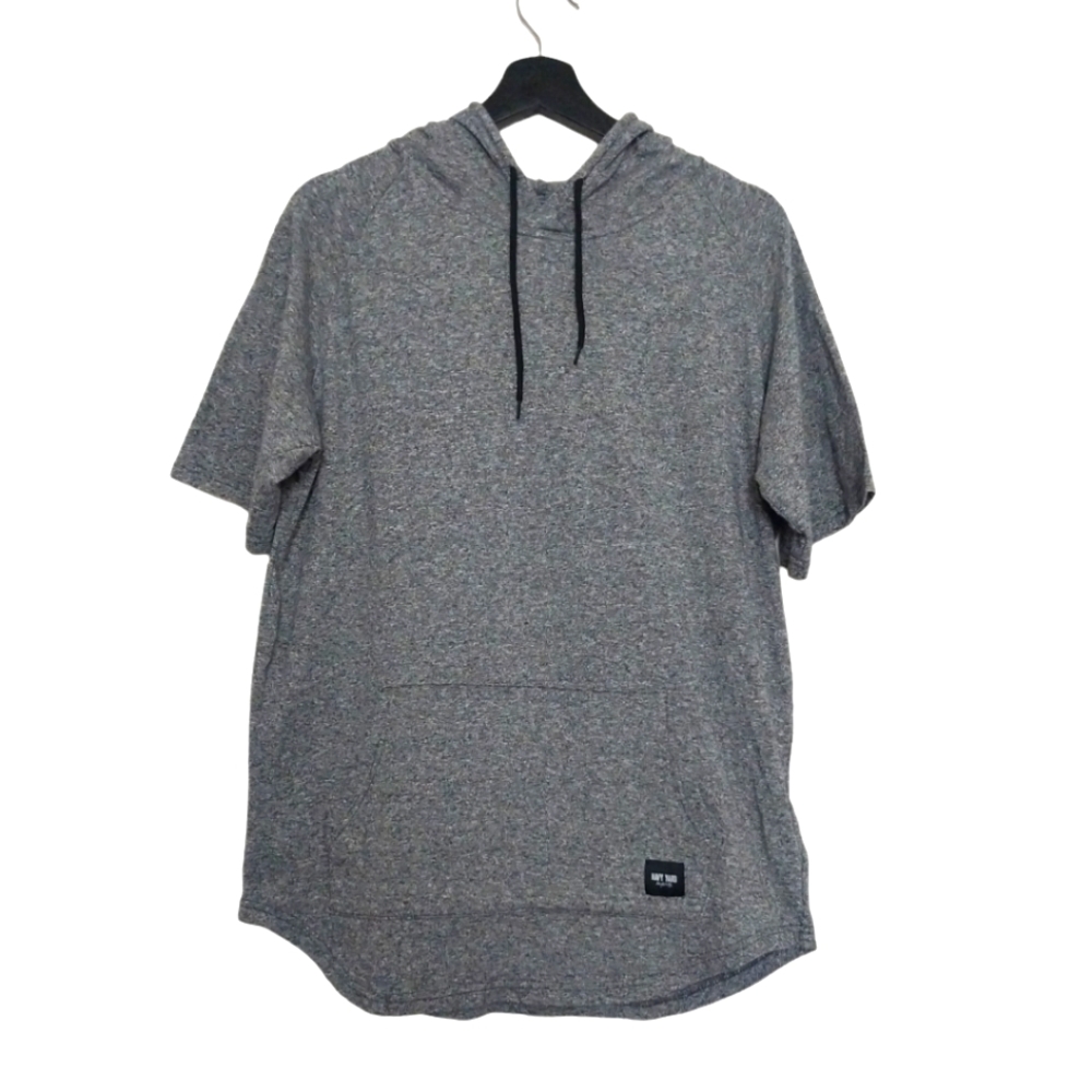 NAVY Yard Hoodies Short Sleeve Cotton Activewear Summer Quick Drying T-Shirts L